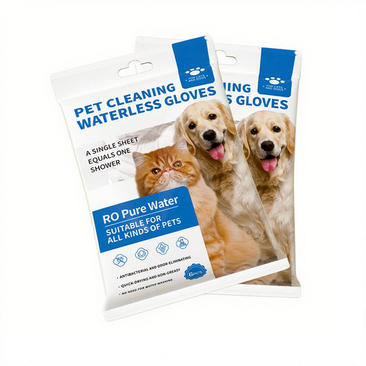 Pet grooming wipes gloves