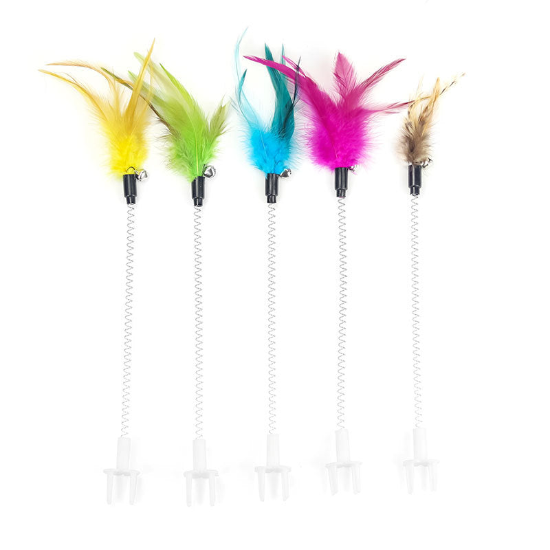 Cat wand teaser toy