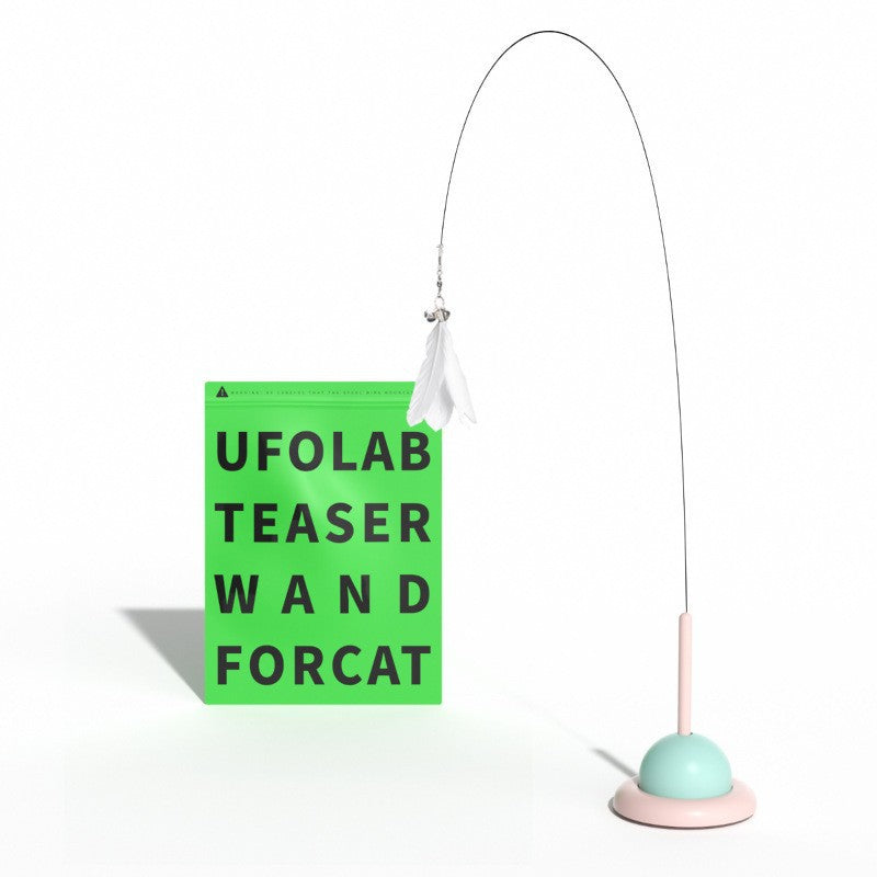 Cat wand teaser toy