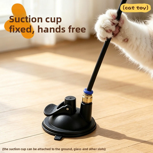 Cat wand teaser toy