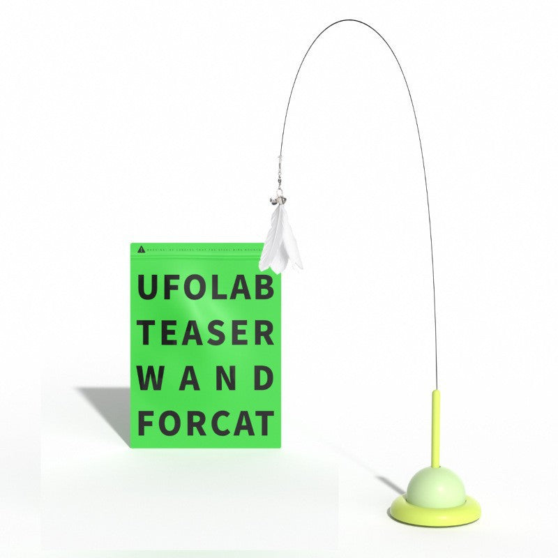 Cat wand teaser toy